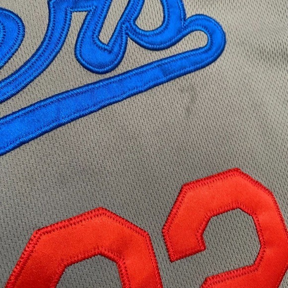 Authentic Majestic Cool Base MLB Los Angeles Dodgers Clayton Kershaw Jersey Read - Picture 7 of 8